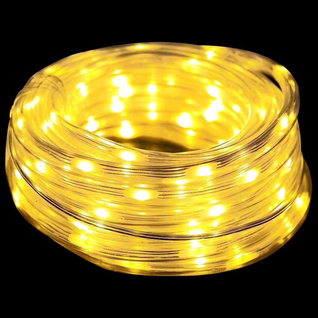 Ljuslina med 120 LED-lampor Varmvit 5 m PVC