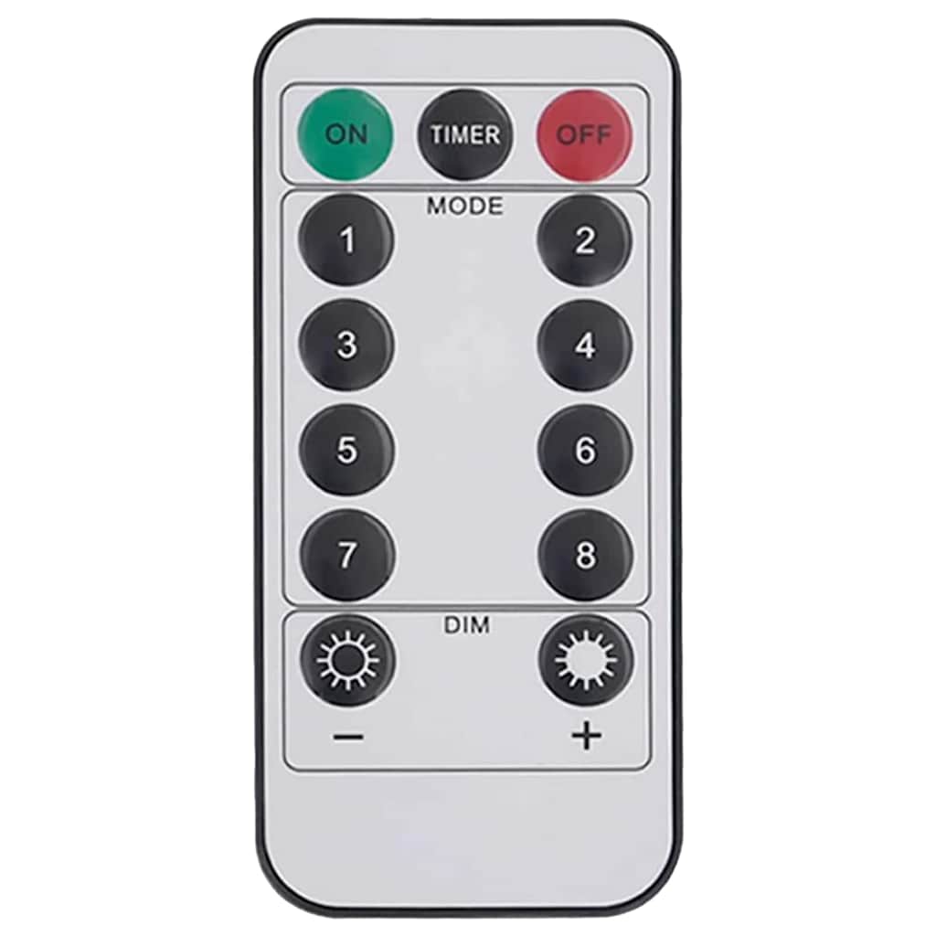 Ljuslina med 480 LED-lampor Kall Vit 20 m PVC