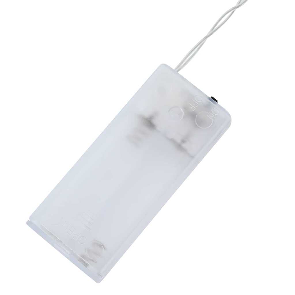 Julbåge med 10 LED-ljus Röd 47 x 5 x 29 cm Massiv furu