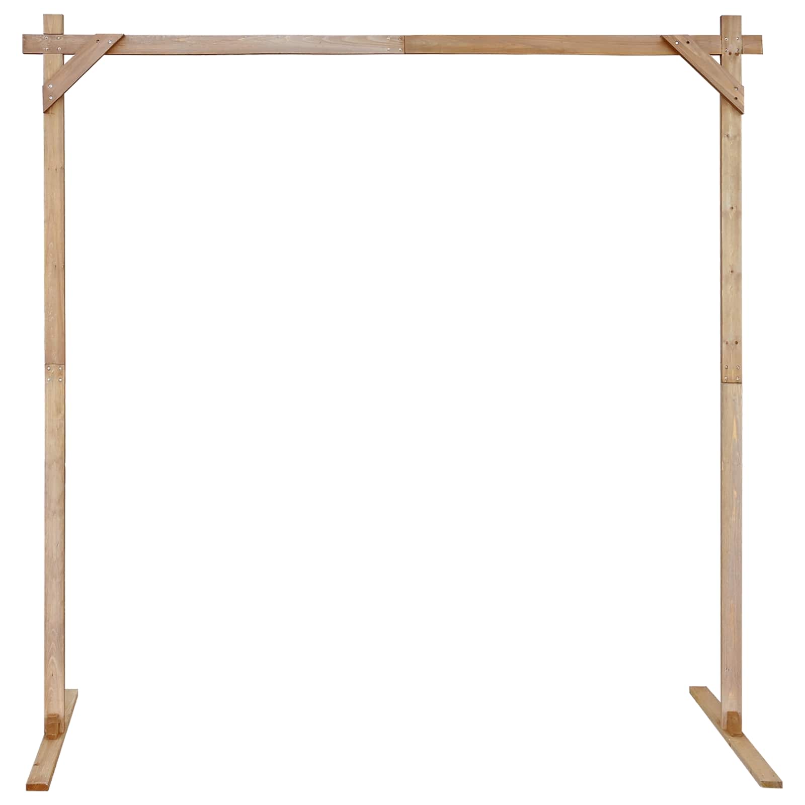 Bröllopsbåge Ljusbrun 225 x 95 x 226 cm Massiv furu