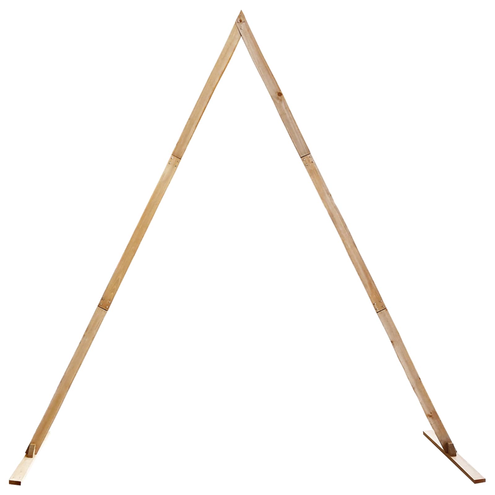 Bröllopsbåge Ljusbrun 202 x 95 x 254 cm Massiv furu
