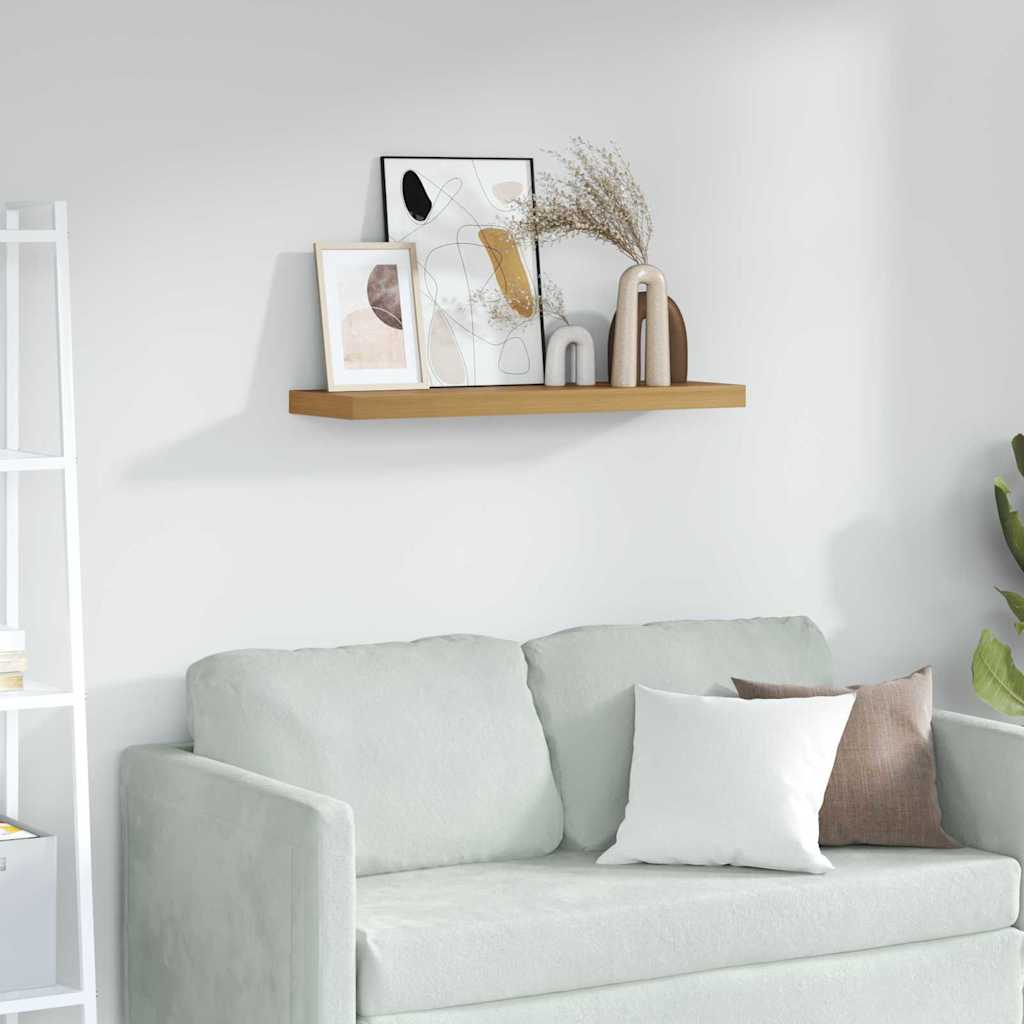 Vägg hylla Väggmonterat Brun 90 x 23,5 x 3,8 cm Konstruerat trä