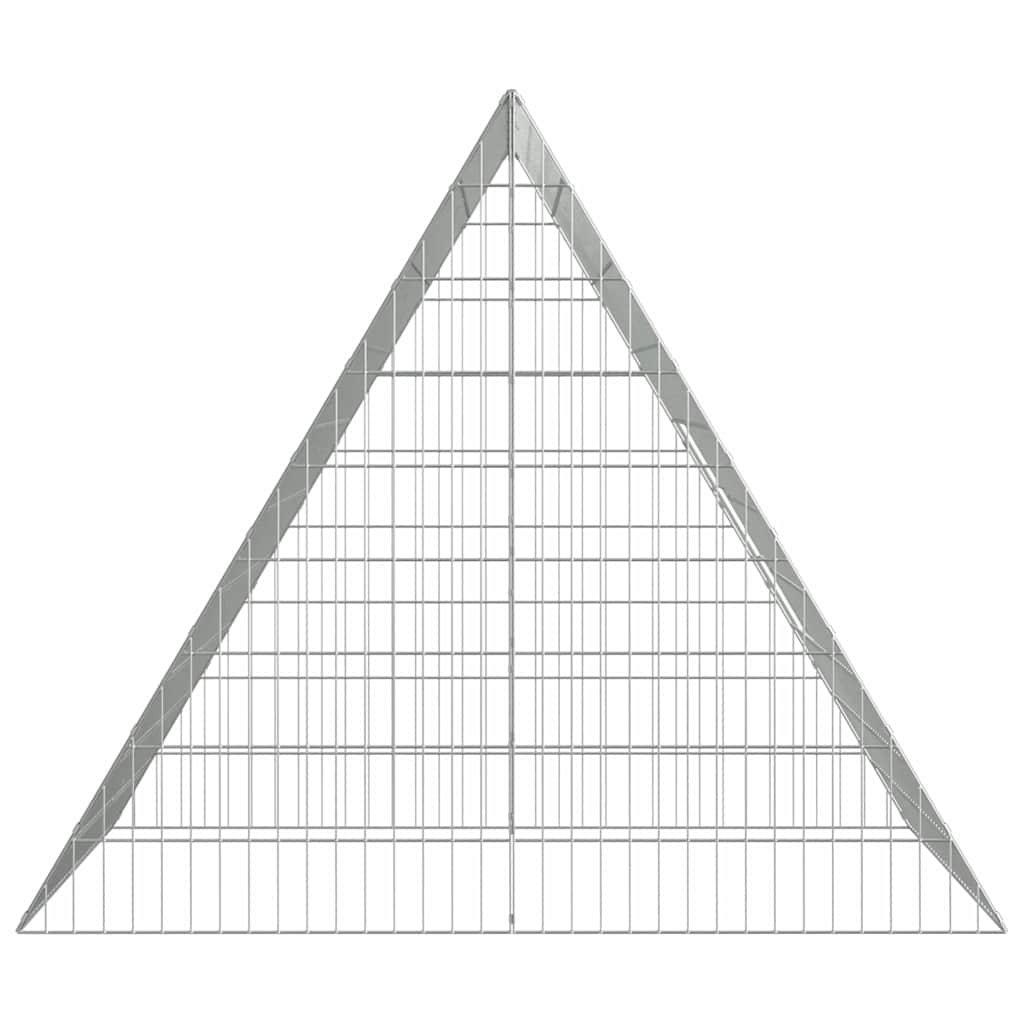 Kaninbur Silver 215 x 100 x 85 cm Galvaniserat Stål