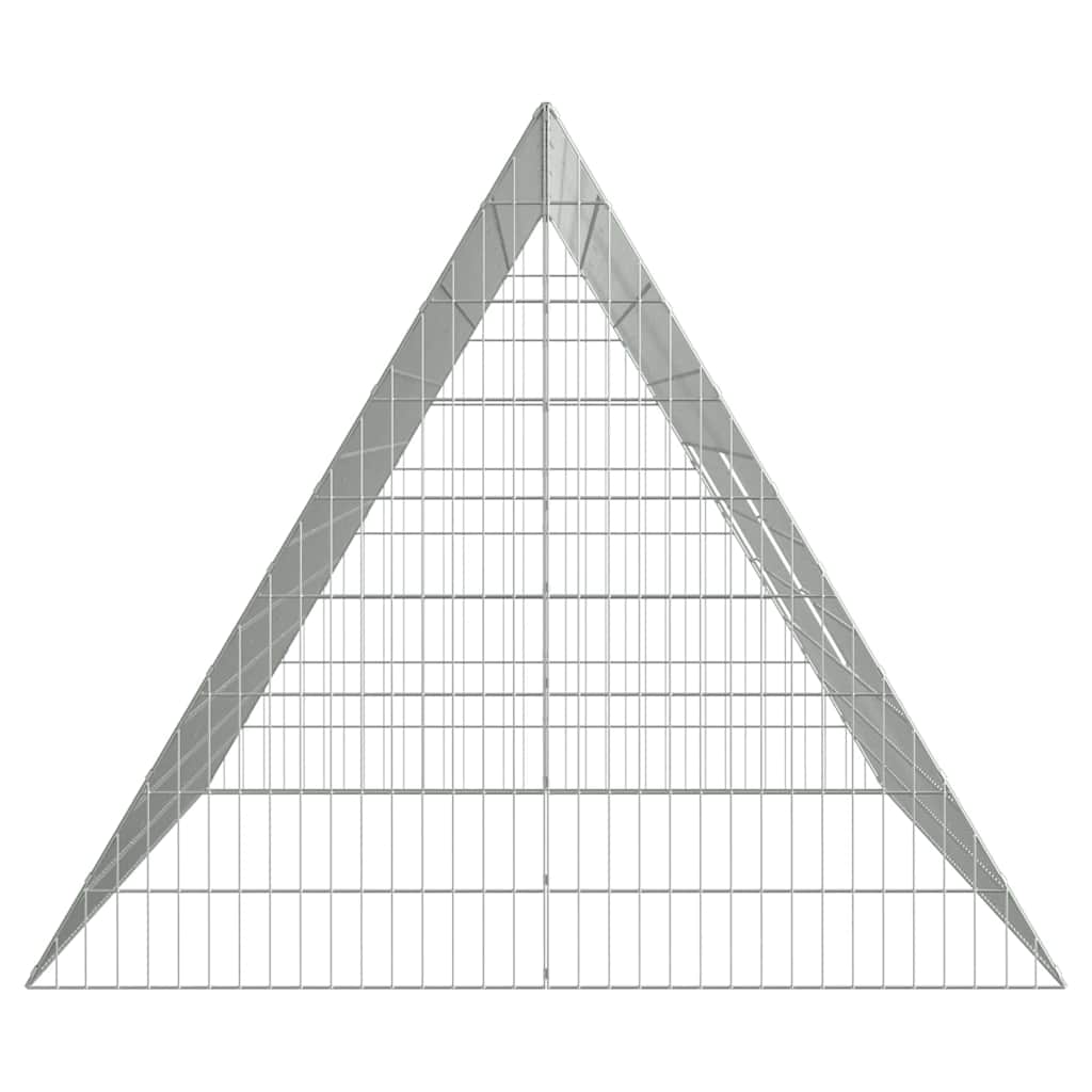 Kaninbur Silver 215 x 100 x 85 cm Galvaniserat Stål