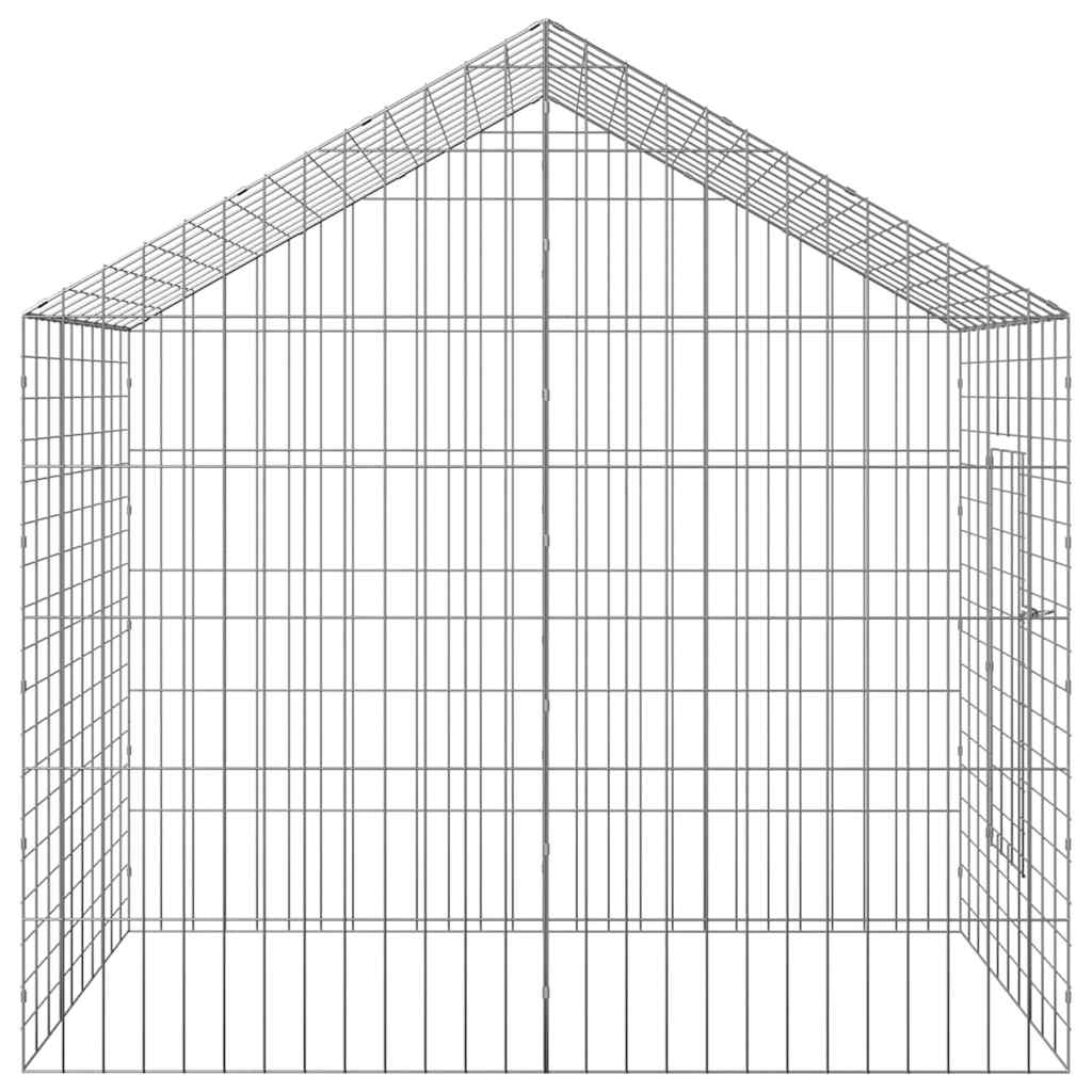 Kaninbur Silver 400 x 78 x 78 cm Galvaniserat Stål