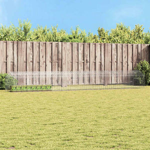 Kaninbur Silver 400 x 78 x 78 cm Galvaniserat Stål