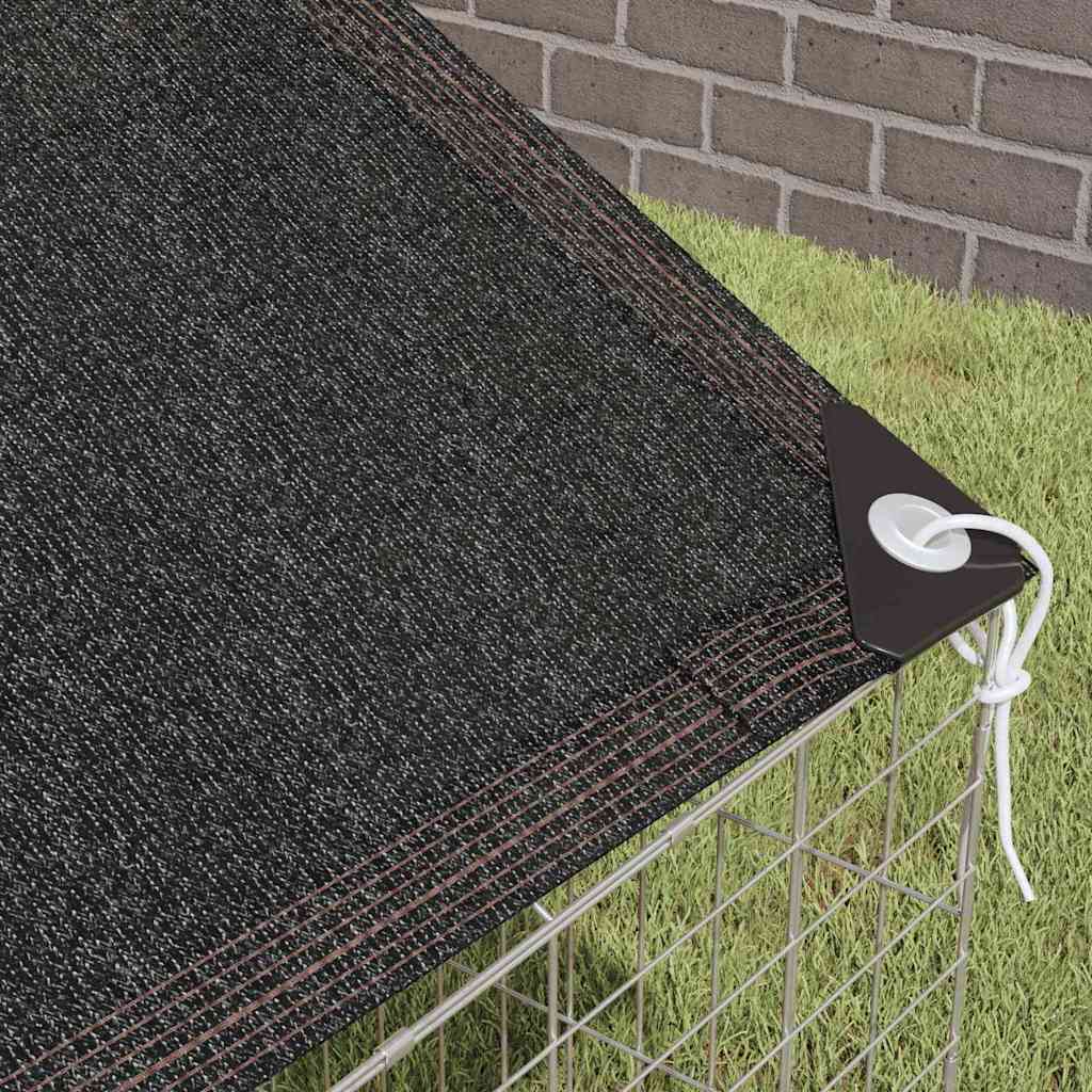 Kaninbur Silver 400 x 78 x 78 cm Galvaniserat Stål