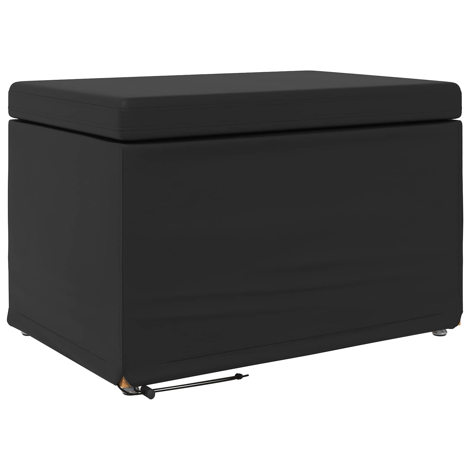 Pall Svart 61 x 41 x 40 cm Konstläder och konstruerat trä