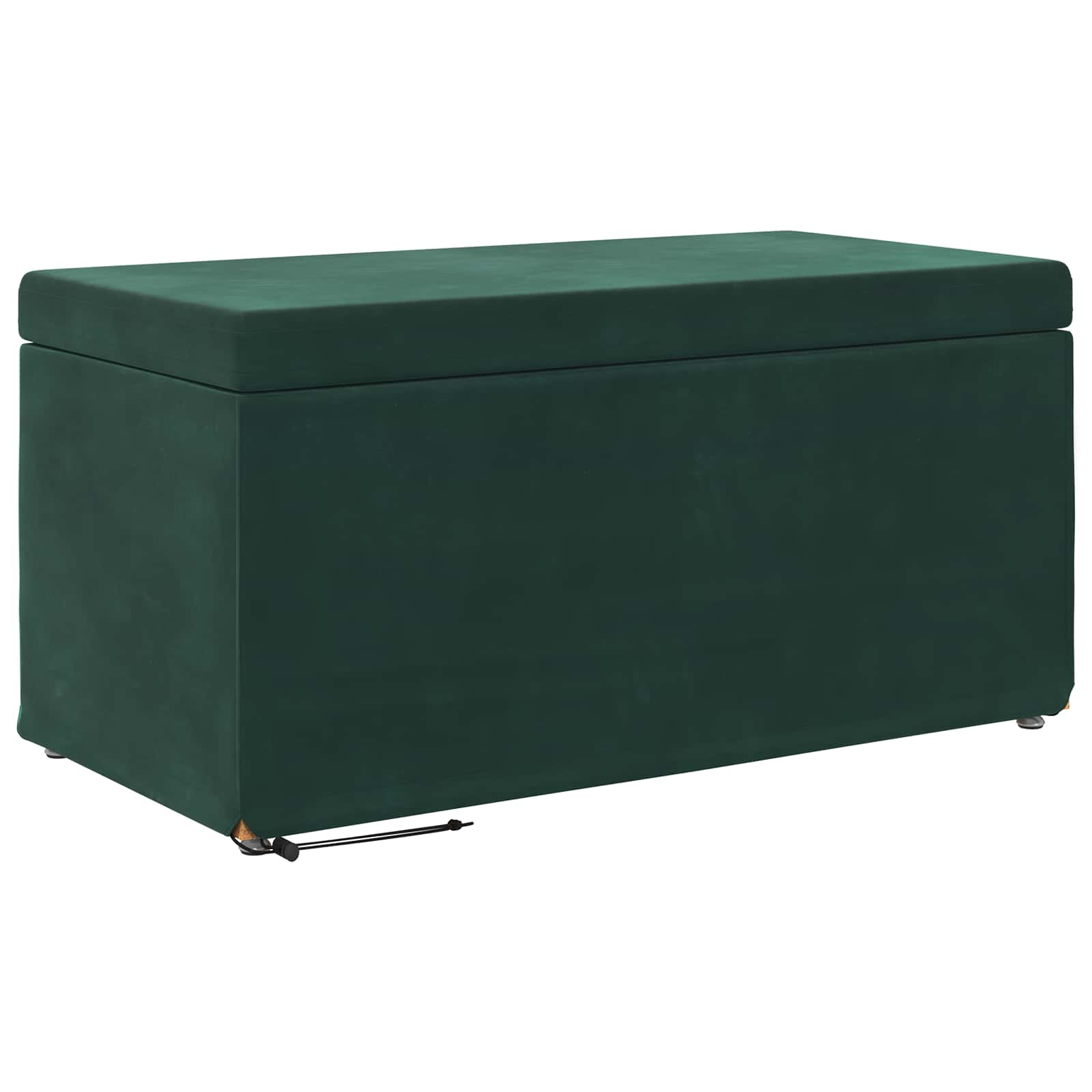 Pall Mörkgrön 81 x 41 x 40 cm Sammet och konstruerat trä