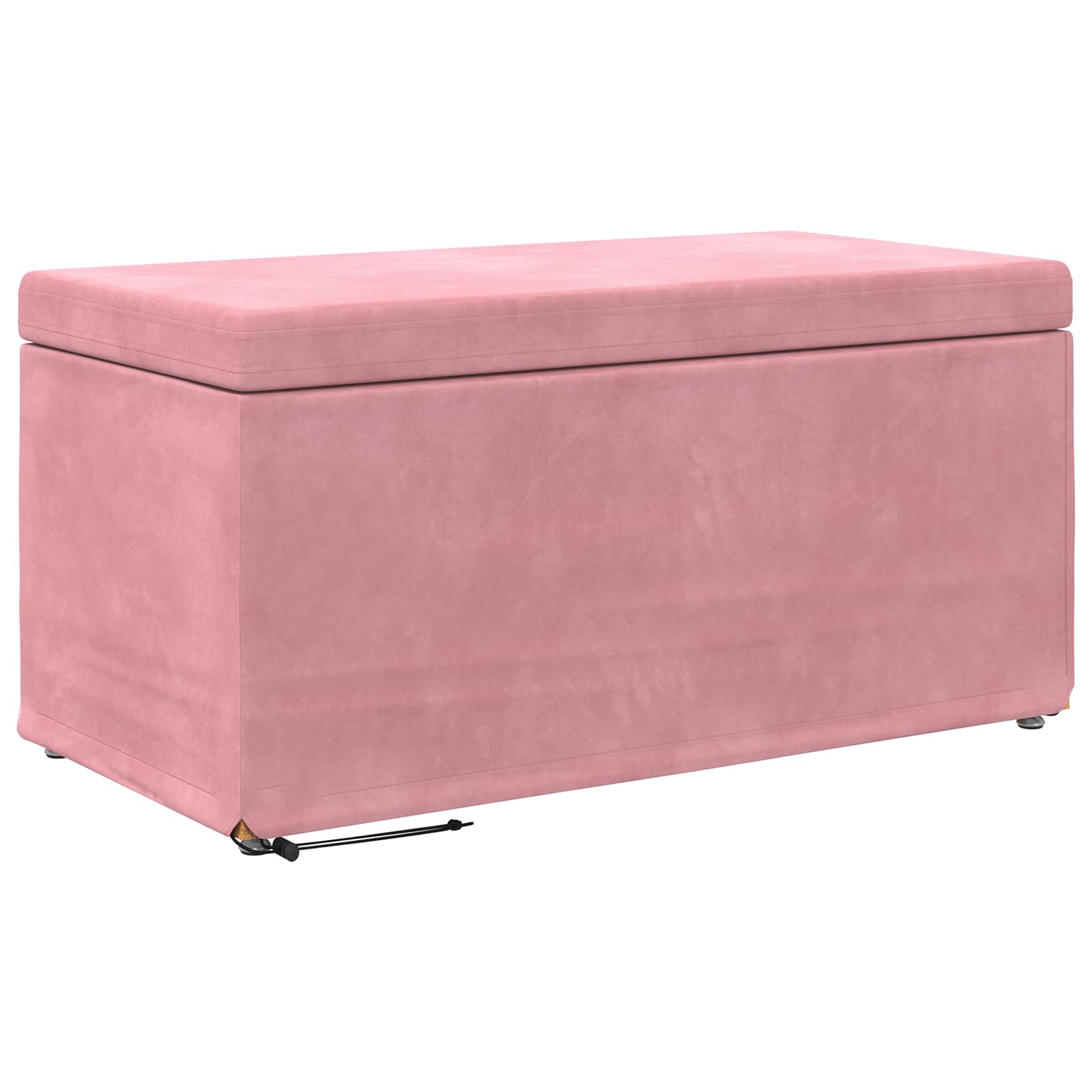 Pall Rosa 81 x 41 x 40 cm Sammet och konstruerat trä