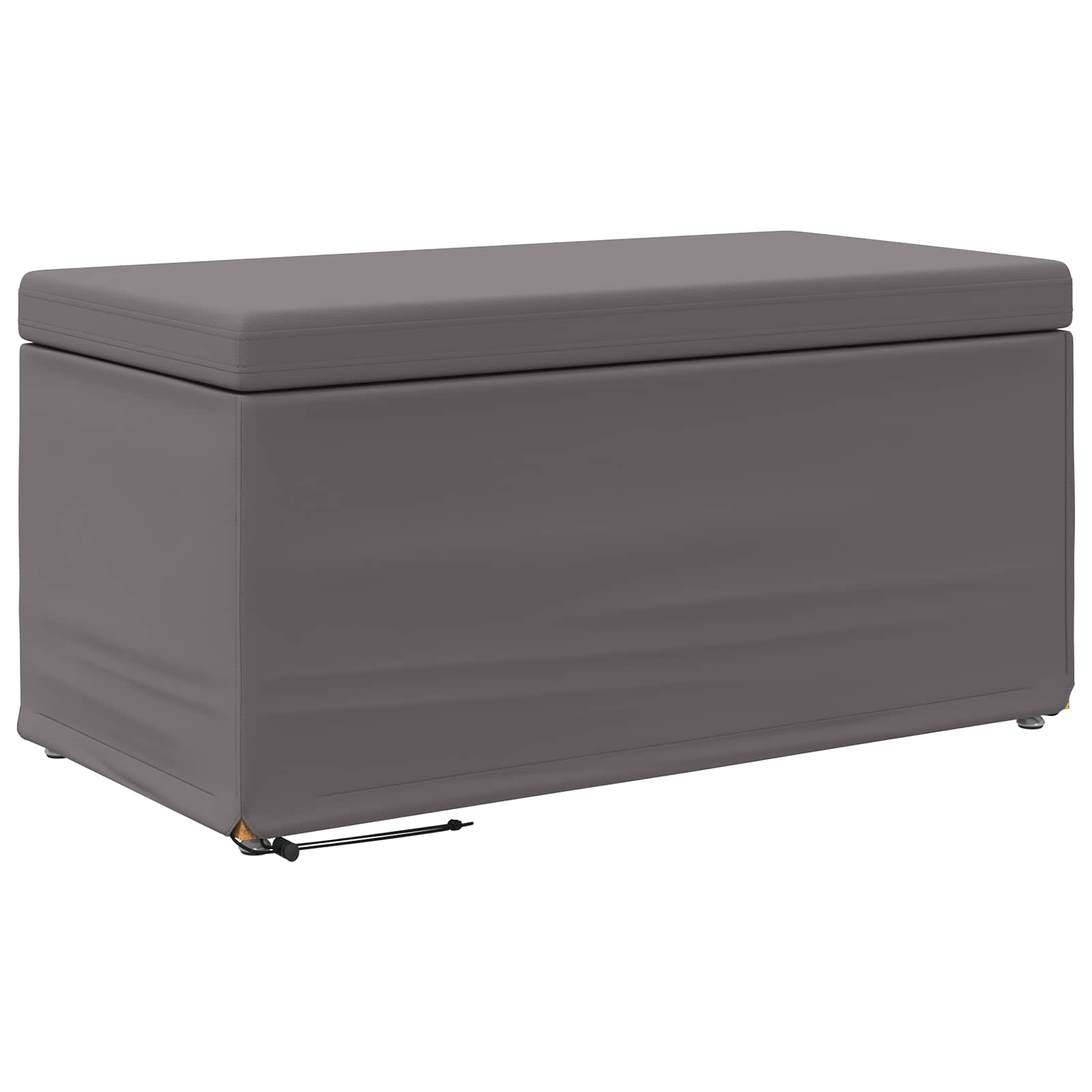 Pall Grå 81 x 41 x 40 cm Konstläder och konstruerat trä
