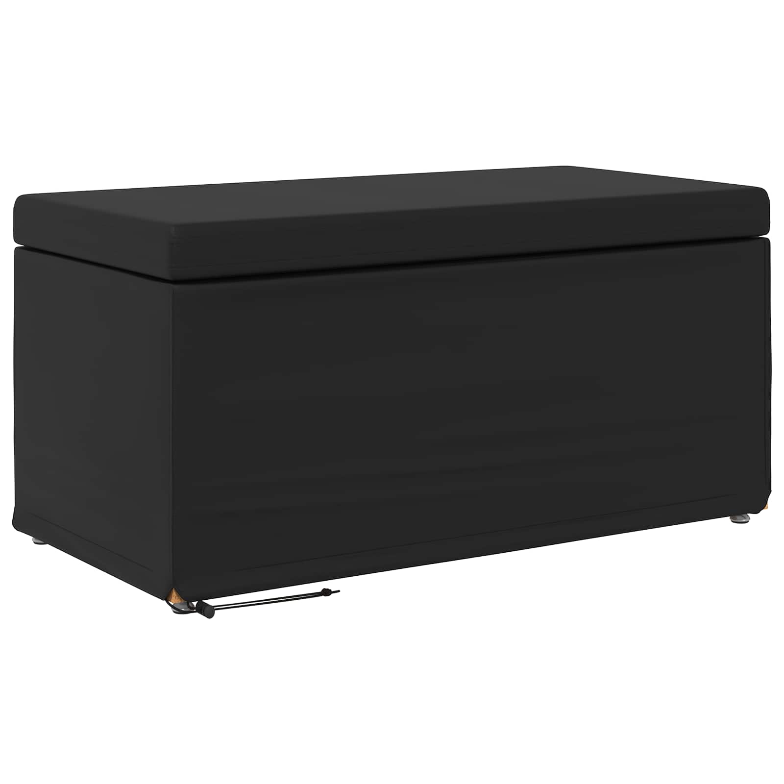 Pall Svart 81 x 41 x 40 cm Konstläder och konstruerat trä