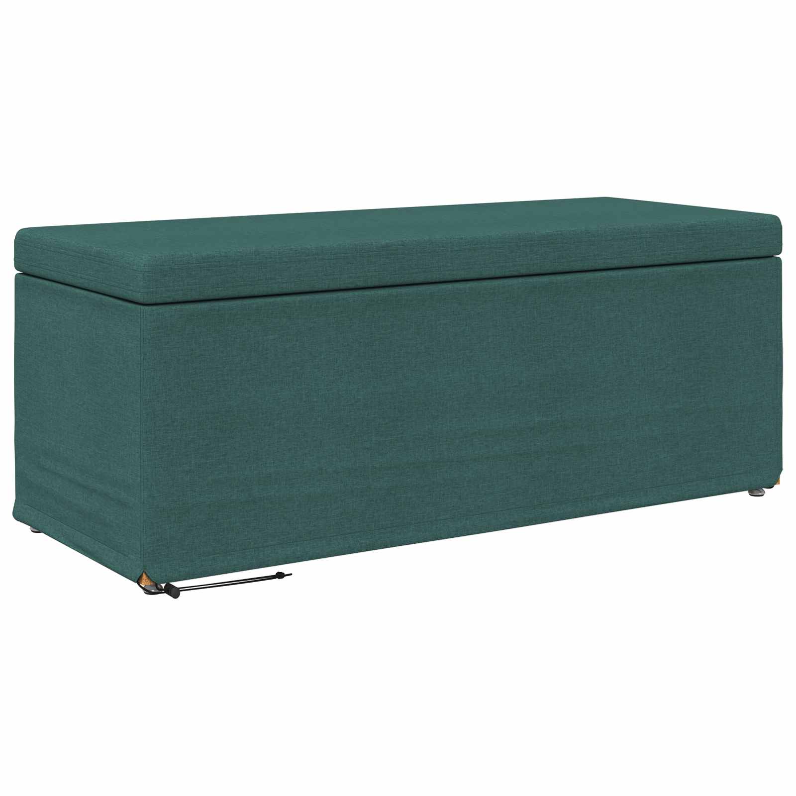 Pall Mörkgrön 101 x 41 x 40 cm Tyg och Konstruerat Trä