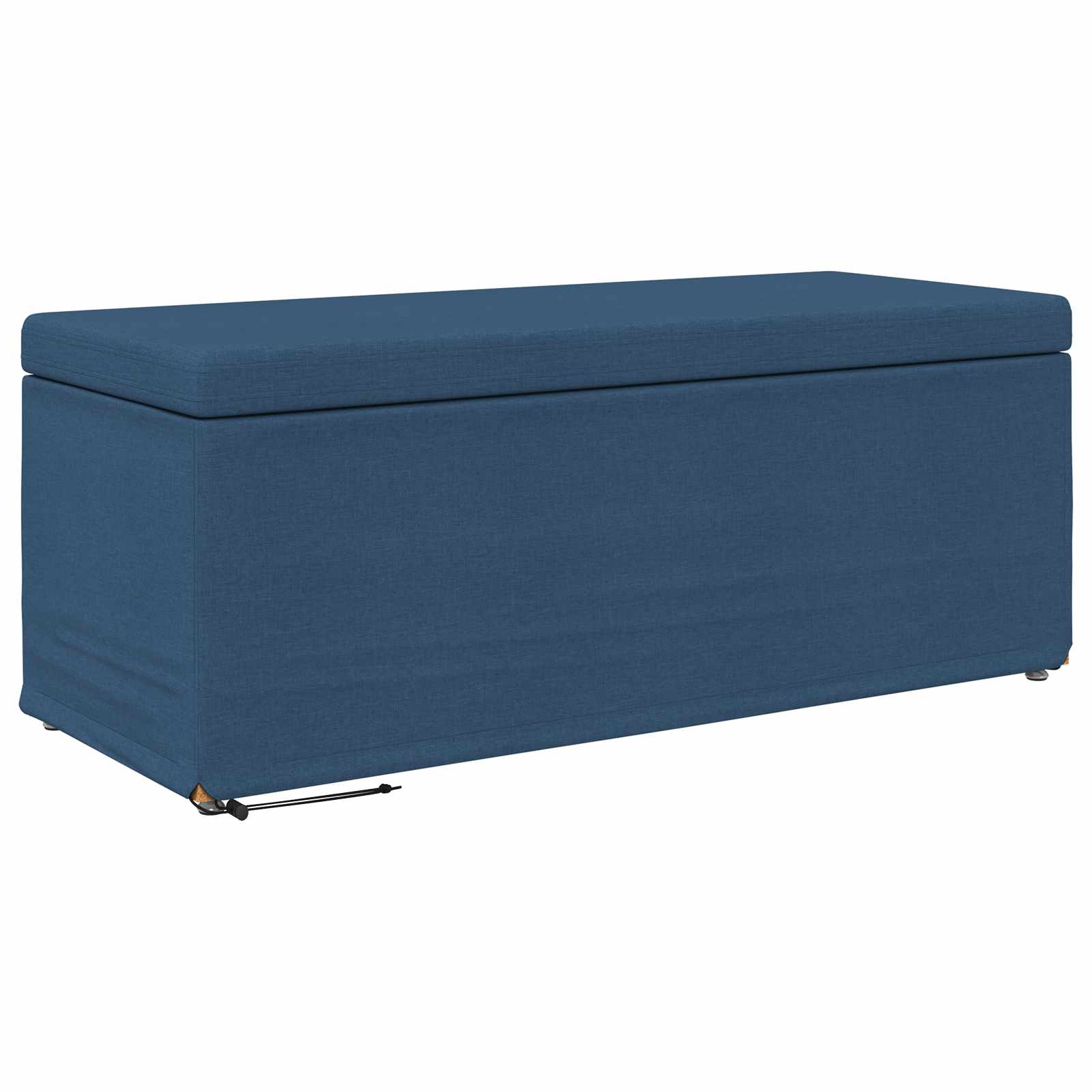 Pall Blå 101 x 41 x 40 cm Tyg och Konstruerat Trä