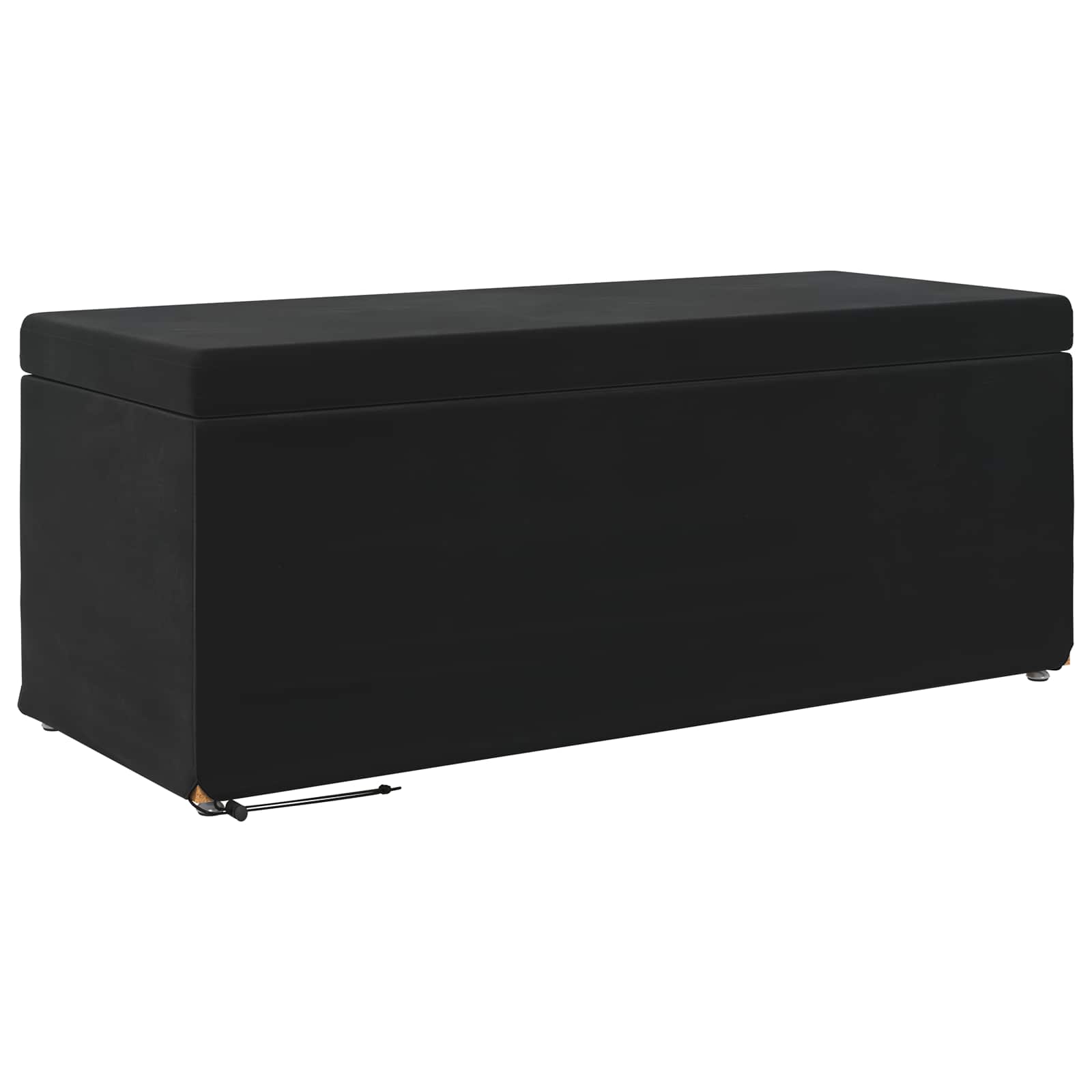Pall Svart 101 x 41 x 40 cm Sammet och konstruerat trä