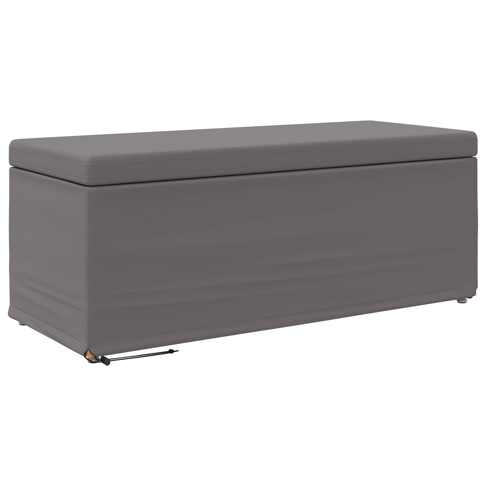Pall Grå 101 x 41 x 40 cm Konstläder och konstruerat trä