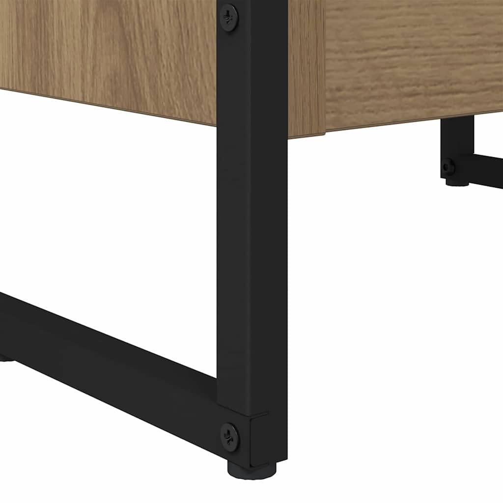 Bokskåp Artisan Ek 80 x 30 x 155 cm Konstruerat trä