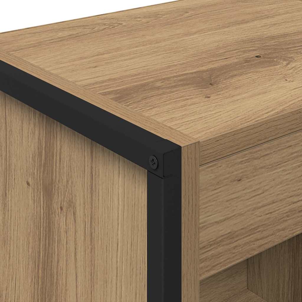 Bokskåp Artisan Ek 80 x 30 x 155 cm Konstruerat trä