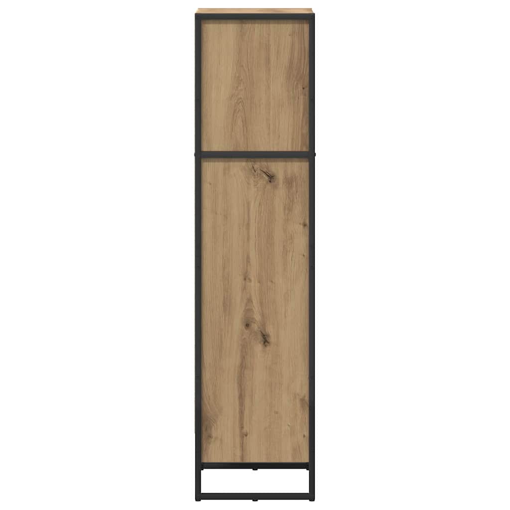 Bokskåp Artisan Ek 80 x 30 x 155 cm Konstruerat trä