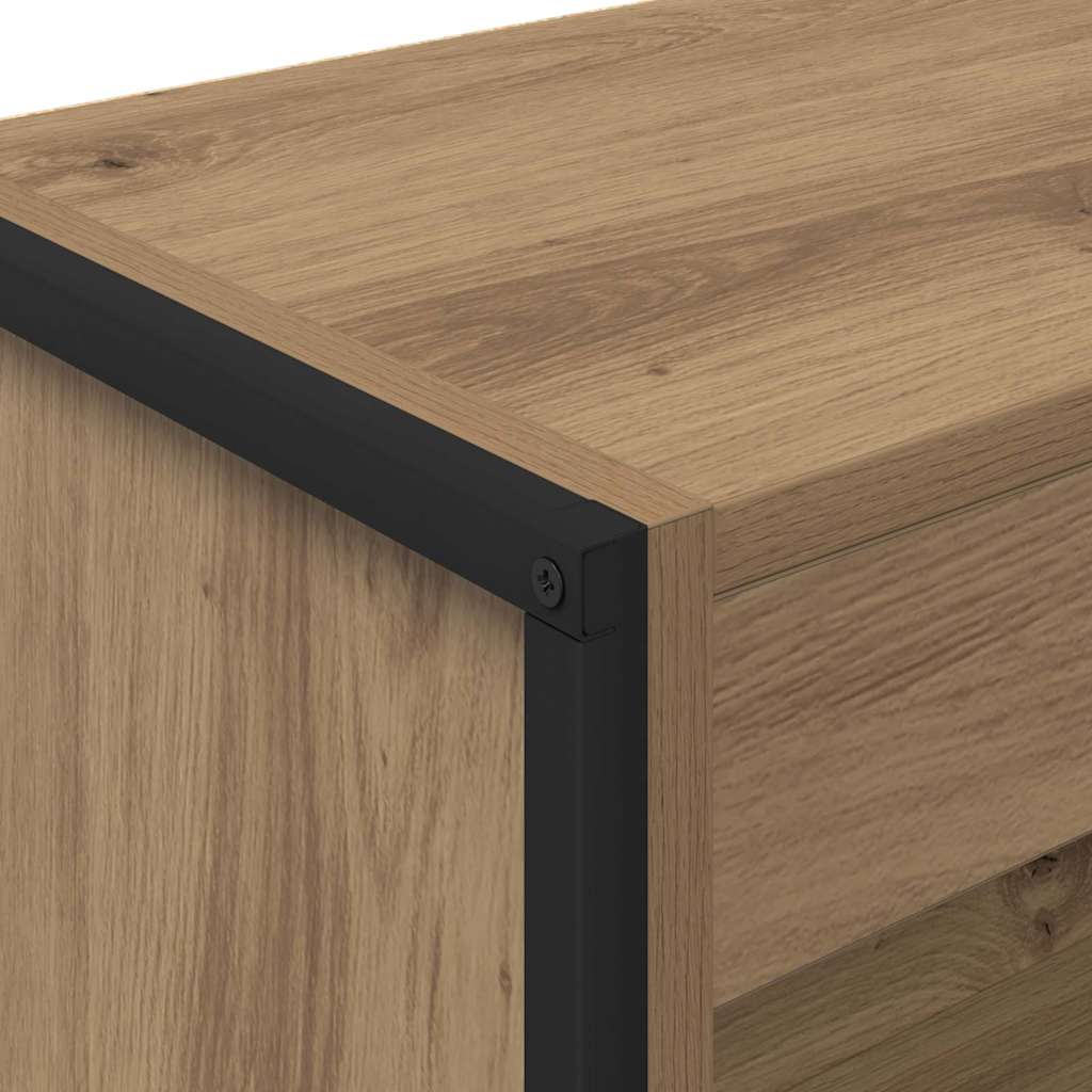 Bokskåp Artisan Ek 80 x 30 x 155 cm Konstruerat trä