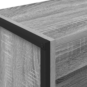 Bokskåp Grå Sonoma 80 x 30 x 155 cm Konstruerat trä