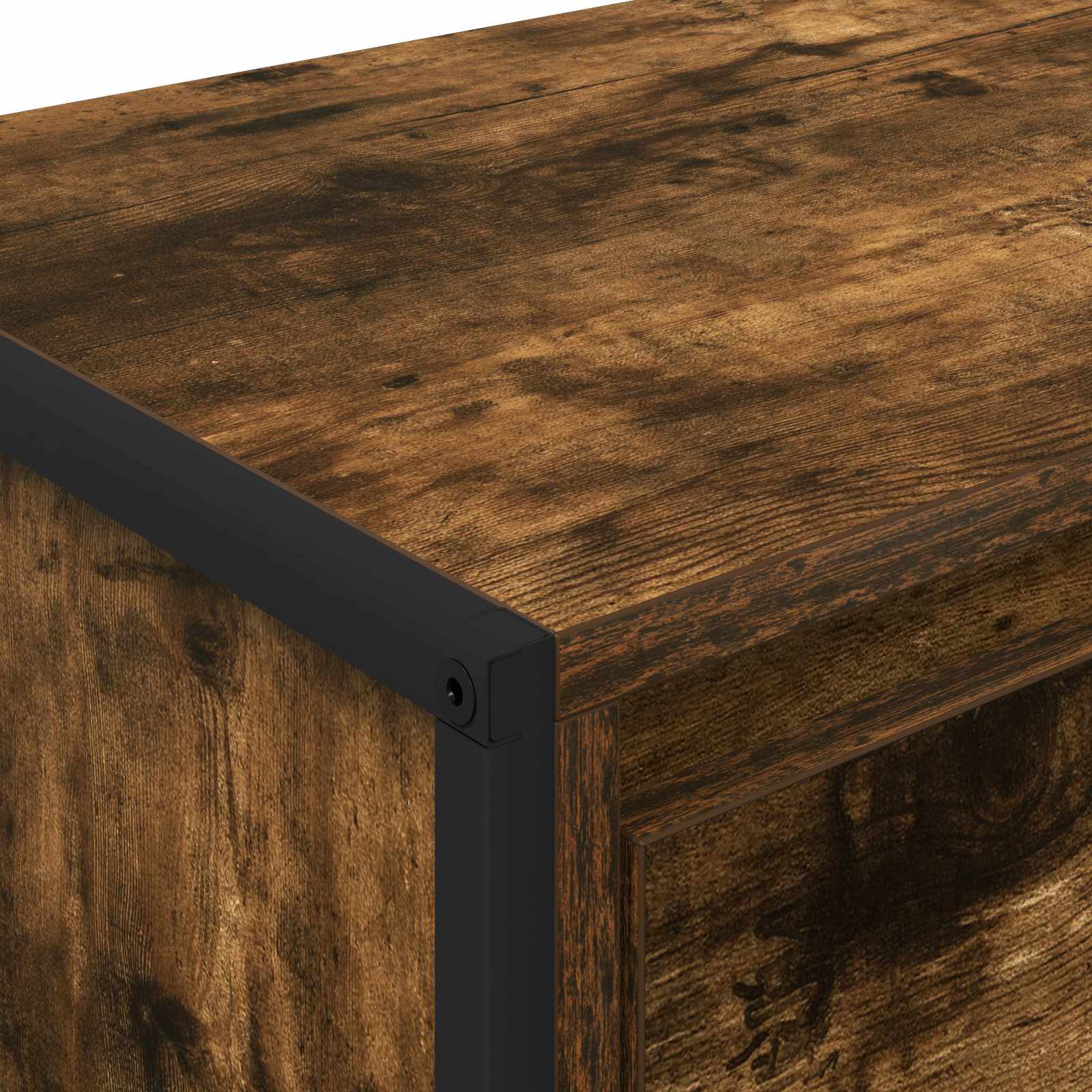 TV-skåp med låda Rökek 100 x 36 x 49,5 cm Konstruerat trä