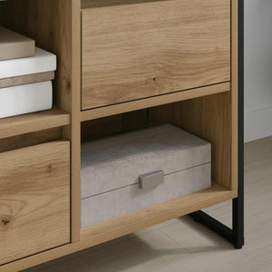 TV-skåp med låda Artisan Ek 100 x 36 x 49,5 cm Konstruerat trä