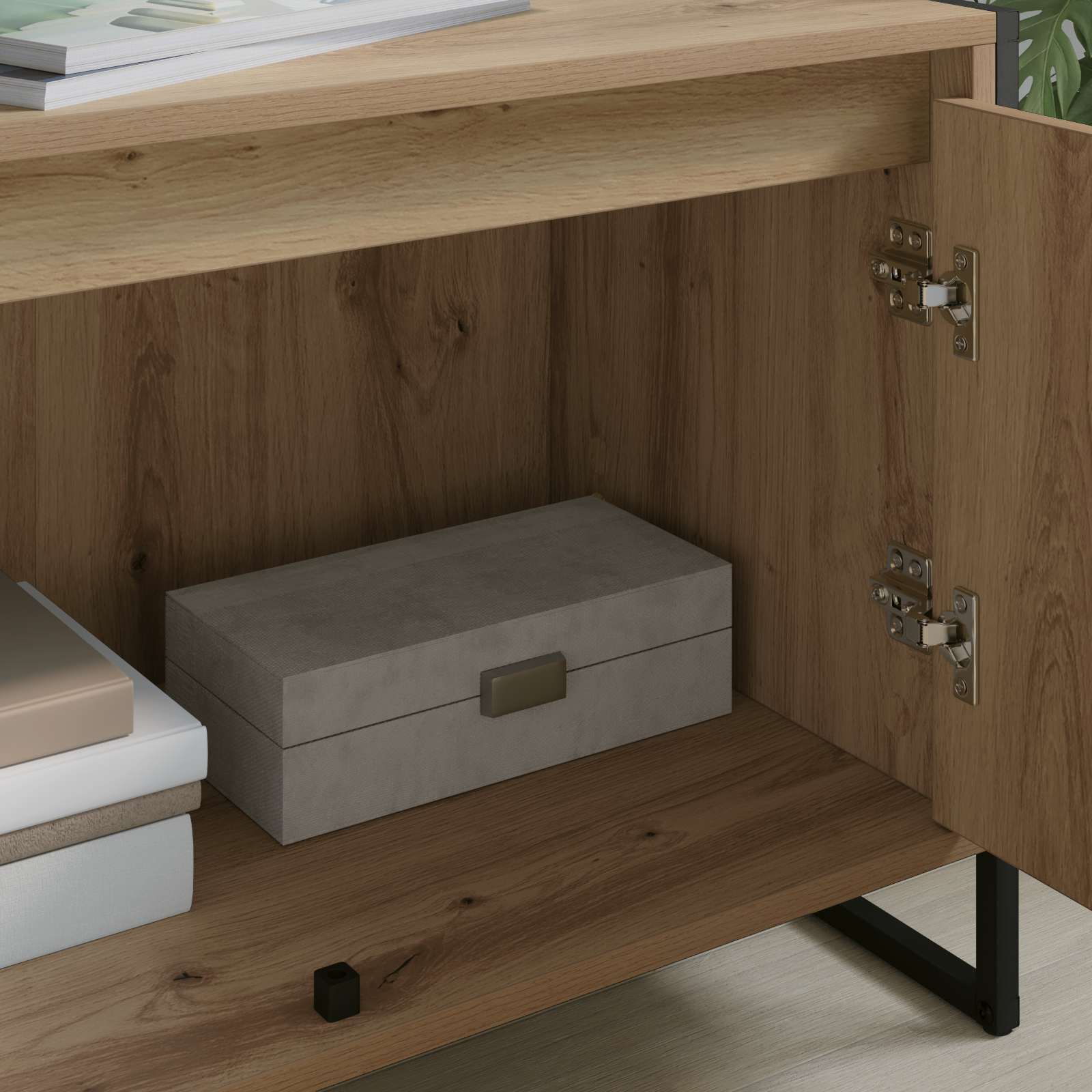 TV-skåp Artisan Ek 140 x 36 x 49,5 cm Konstruerat trä