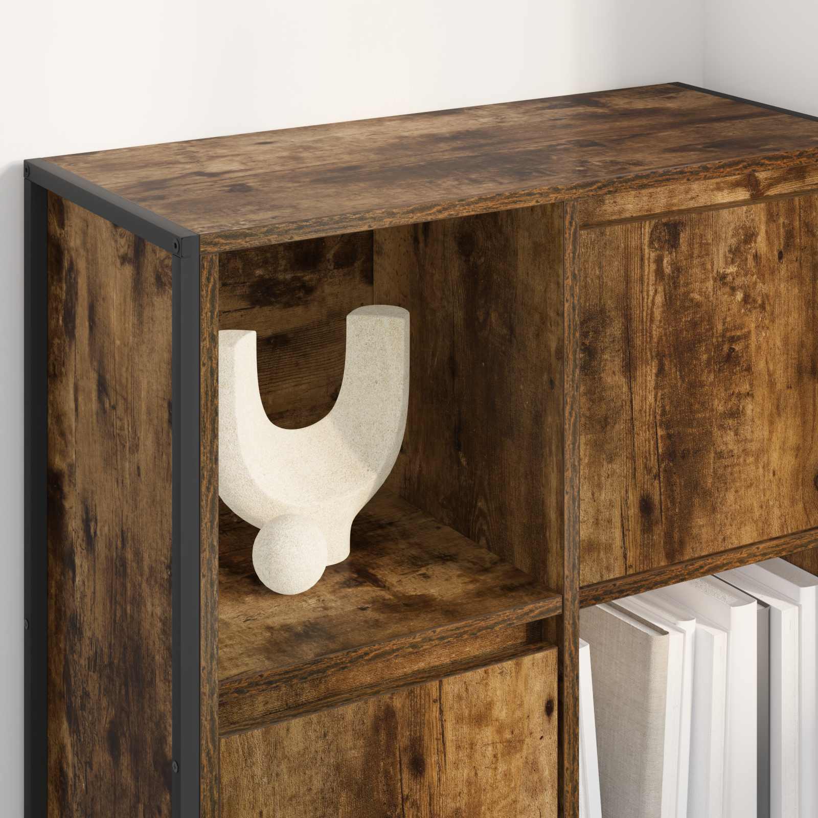 Bokskåp Rökek 68 x 30 x 108.5 cm Konstruerat trä