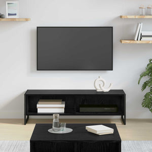 TV-skåp Svart Ek 100 x 36.5 x 30.5 cm Konstruerat trä