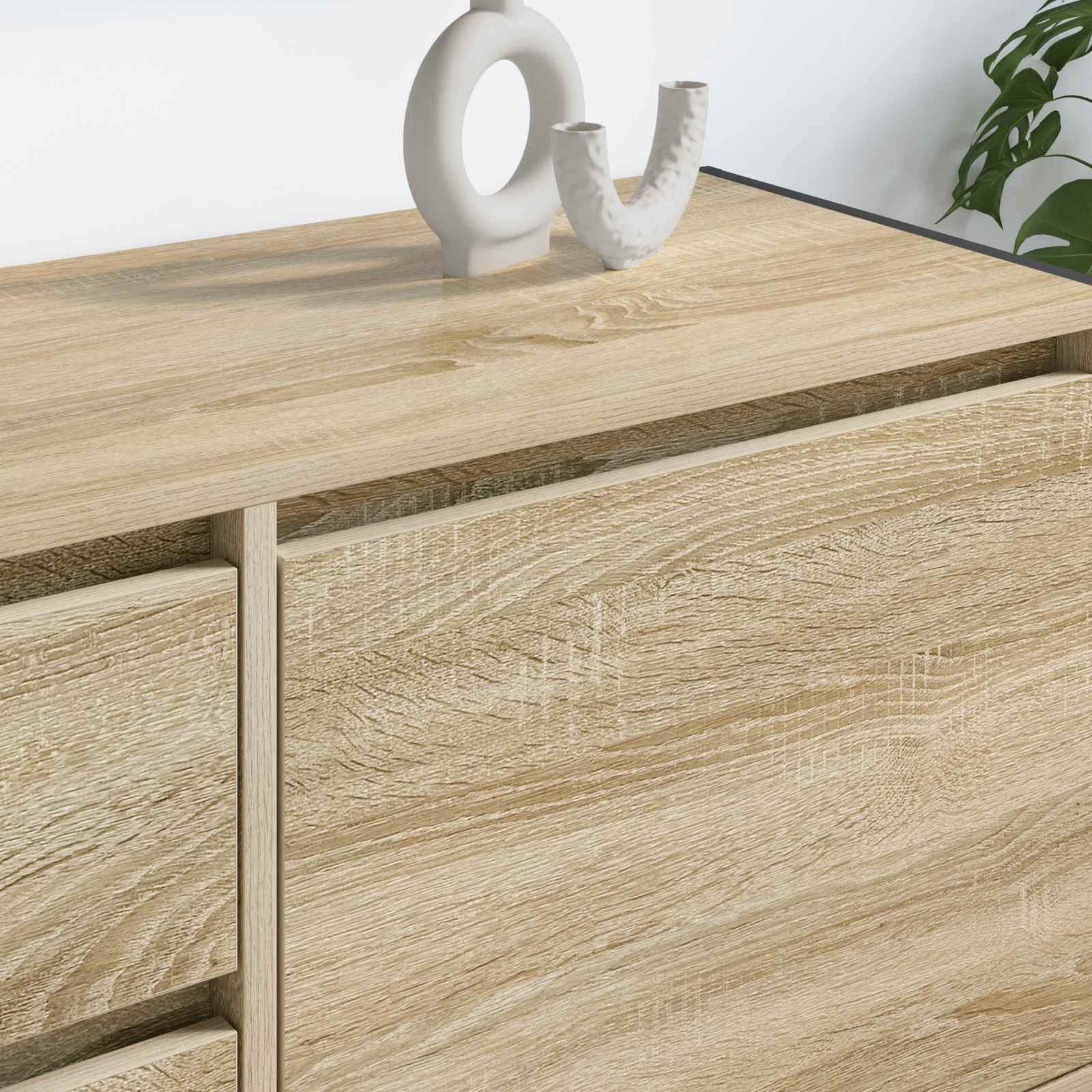 TV-skåp med låda Sonoma 100 x 36 x 49.5 cm Konstruerat trä