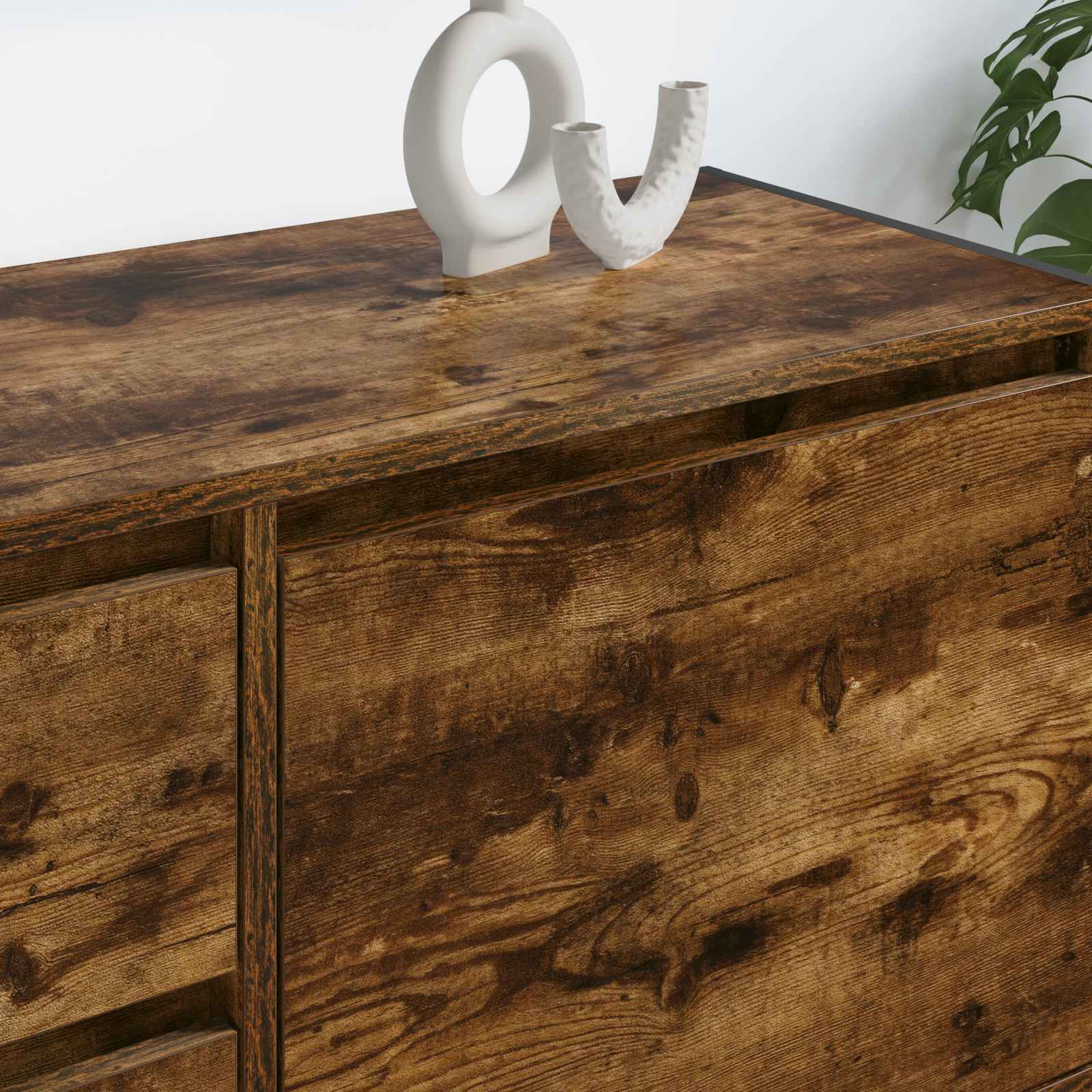 TV-skåp med låda Rökek 100 x 36 x 49.5 cm Konstruerat trä