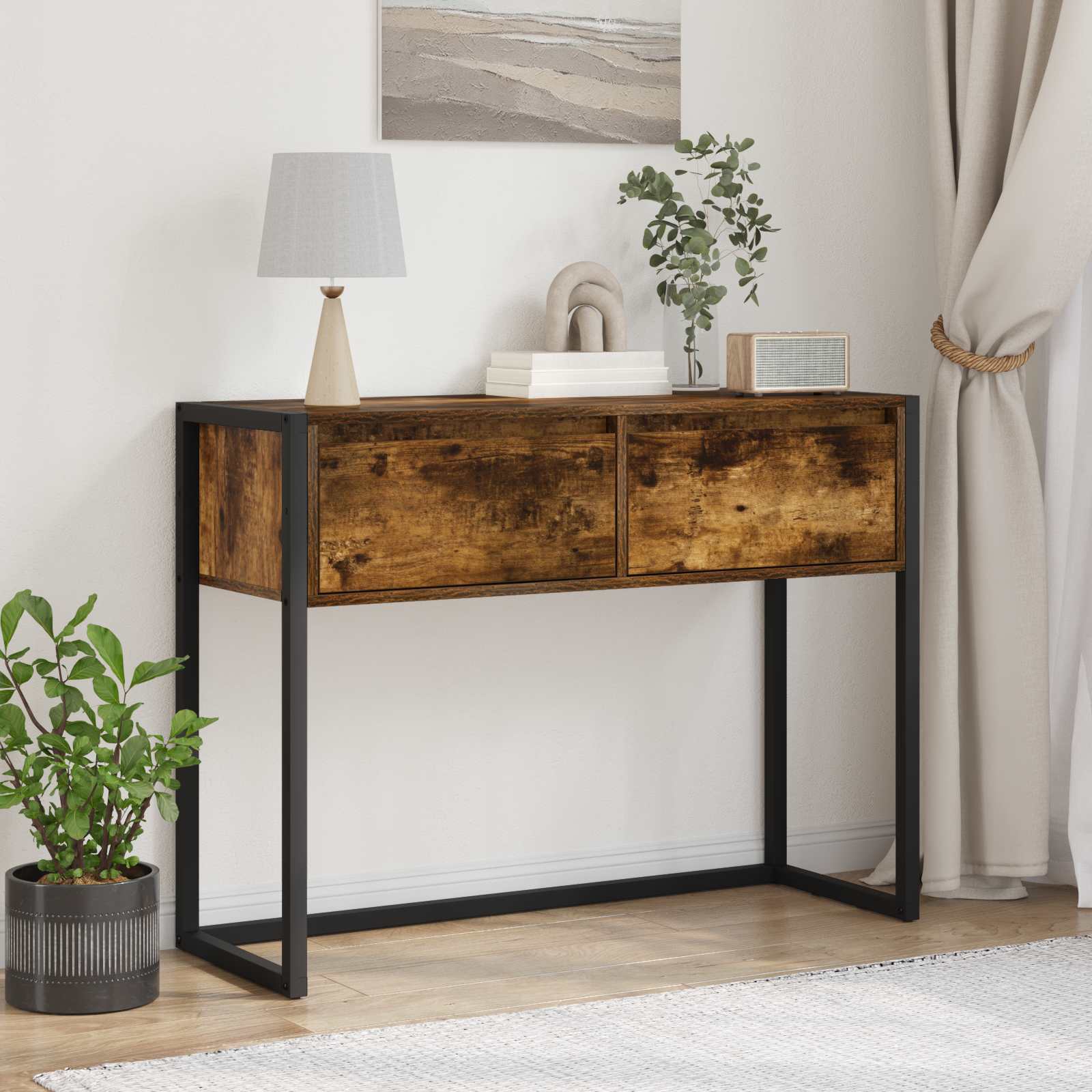Sidobord Rökek 100 x 36 x 75 cm Konstruerat trä