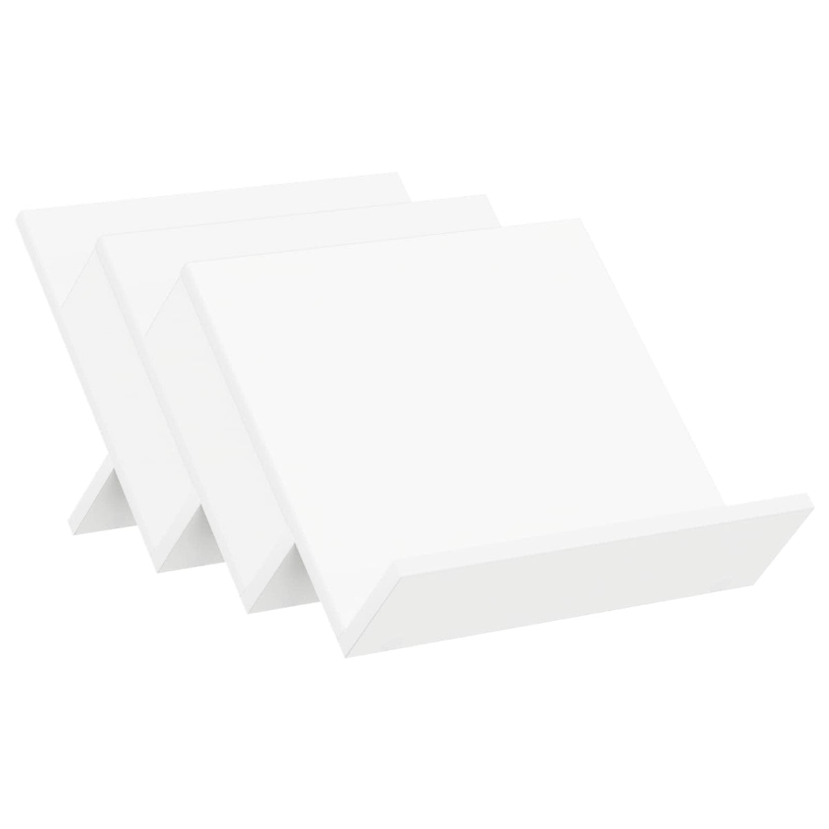 Tidningshylla med hylla Vit 53 x 40 x 28,5 cm Konstruerat trä