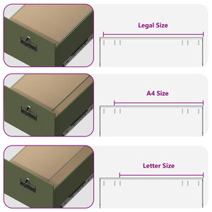 Arkivkåp 2 pcs Olivgrön 44 x 50 x 106.5 cm Kallvalsat Stål