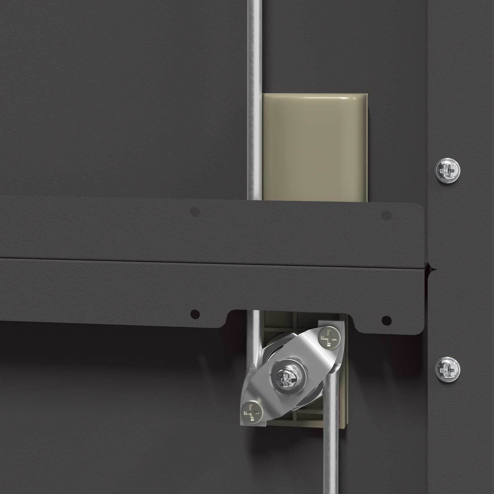 Förvaringsskåp 2 pcs Svart 80 x 40 x 140 cm Kallvalsat Stål