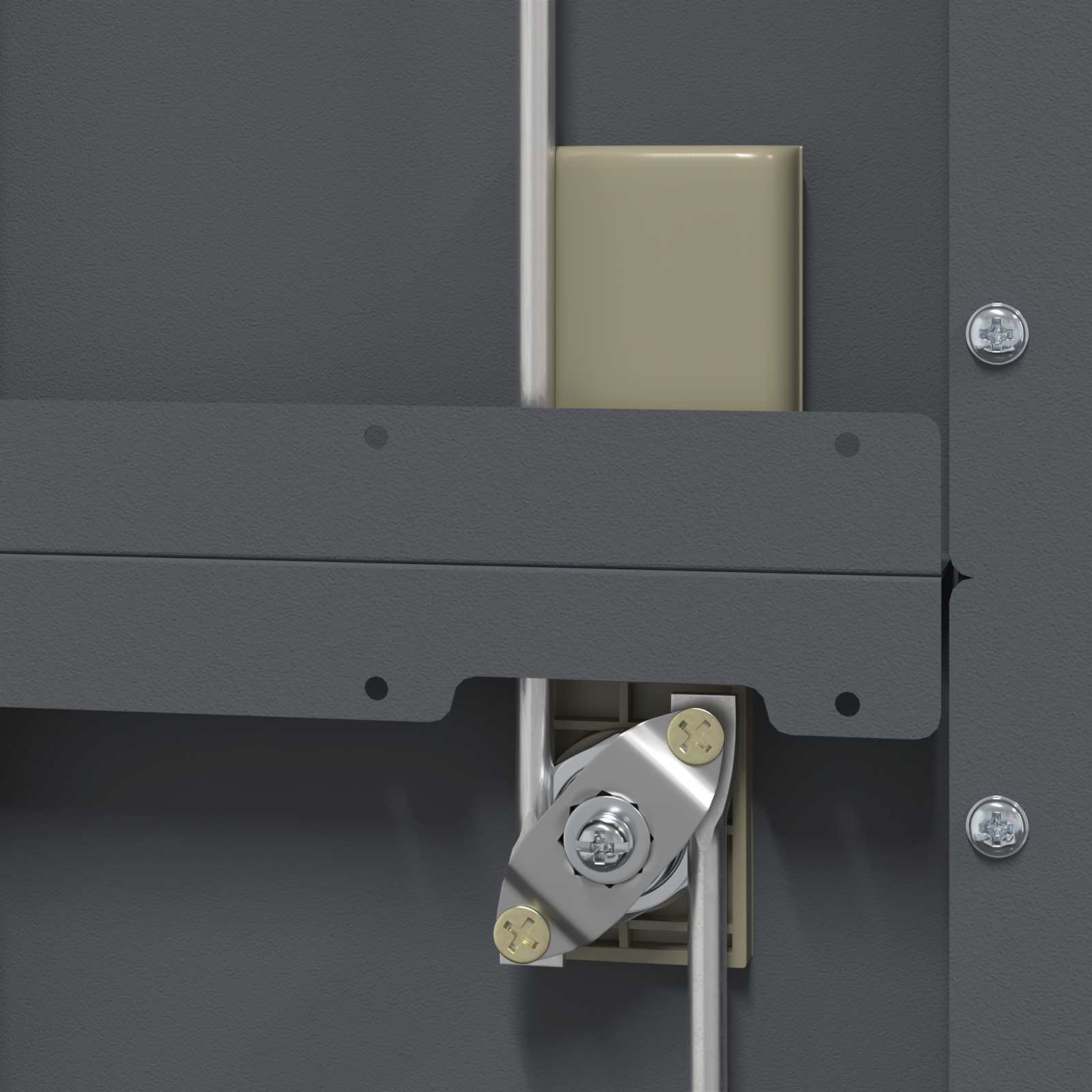 Förvaringsskåp 2 pcs Antracit 60 x 40 x 180 cm Kallvalsat Stål