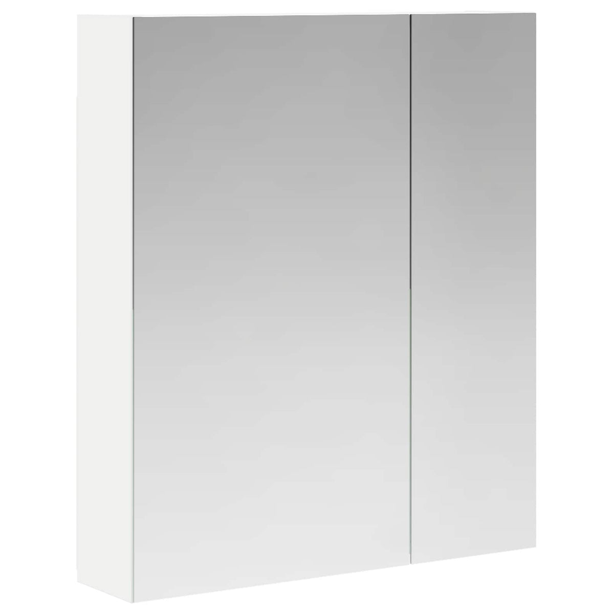 Badrumsspegelskåp Vit 60 x 14,5 x 70 cm Konstruerat trä