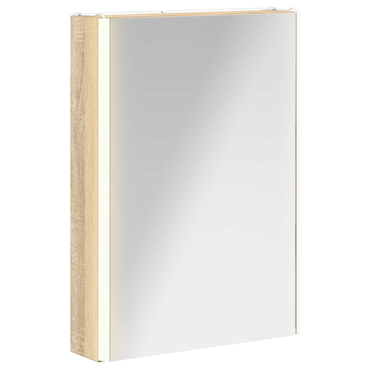 Badrumsspegelskåp Sonoma-ek 43 x 11,5 x 60,5 cm Konstruerat trä
