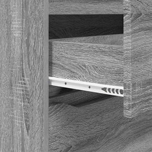 Förvaringsskåp 2 pcs Grå Sonoma 80 x 48 x 105 cm