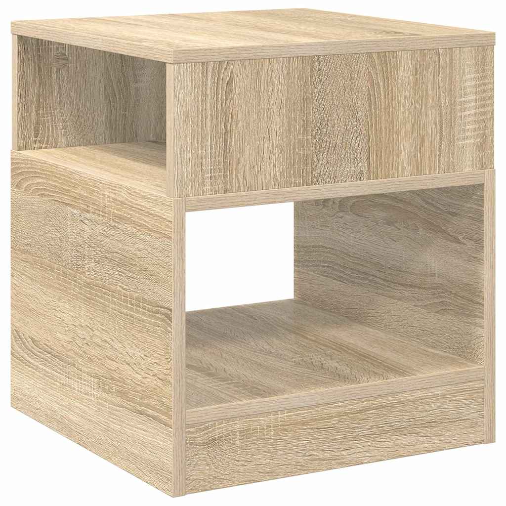 Sidobord Sonoma-ek 40,5 x 40 x 45 cm Konstruerat trä
