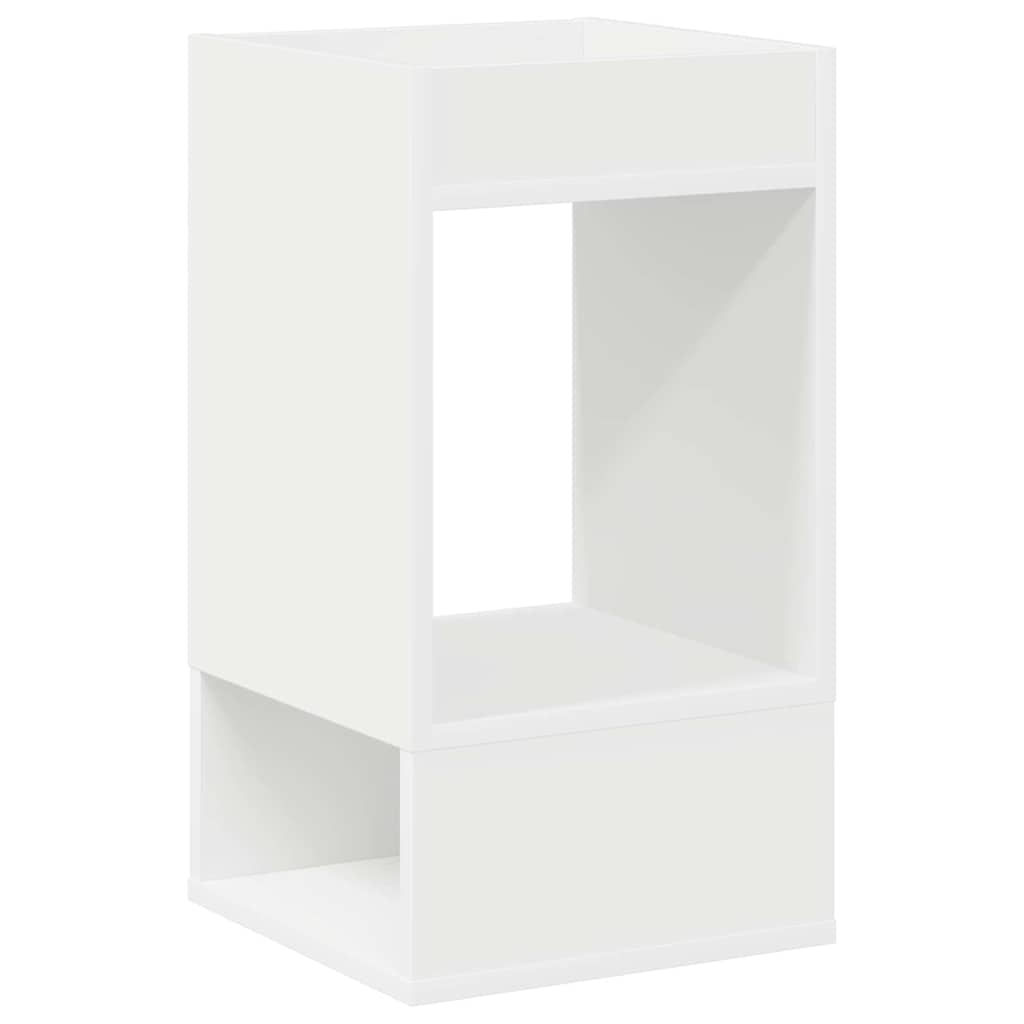 Sidobord Vit 30 x 30 x 56 cm Konstruerat trä