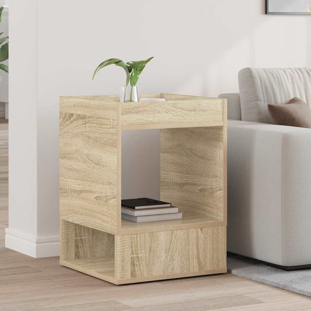 Sidobord Sonoma-ek 40 x 40 x 56 cm Konstruerat trä