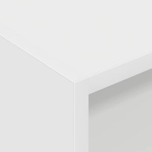 Skivskåp med hylla Vit 78,5 x 35 x 45 cm Konstruerat trä