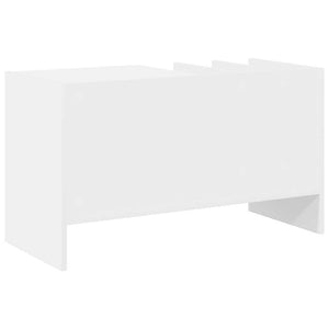 Skivskåp med hylla Vit 78,5 x 35 x 45 cm Konstruerat trä