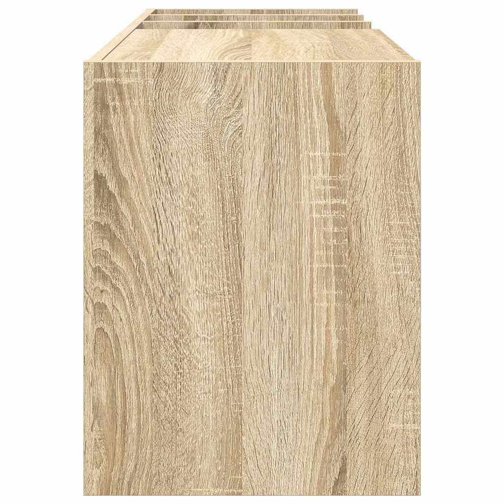 Skivskåp med hylla Sonoma-ek 78,5 x 35 x 45 cm Konstruerat trä