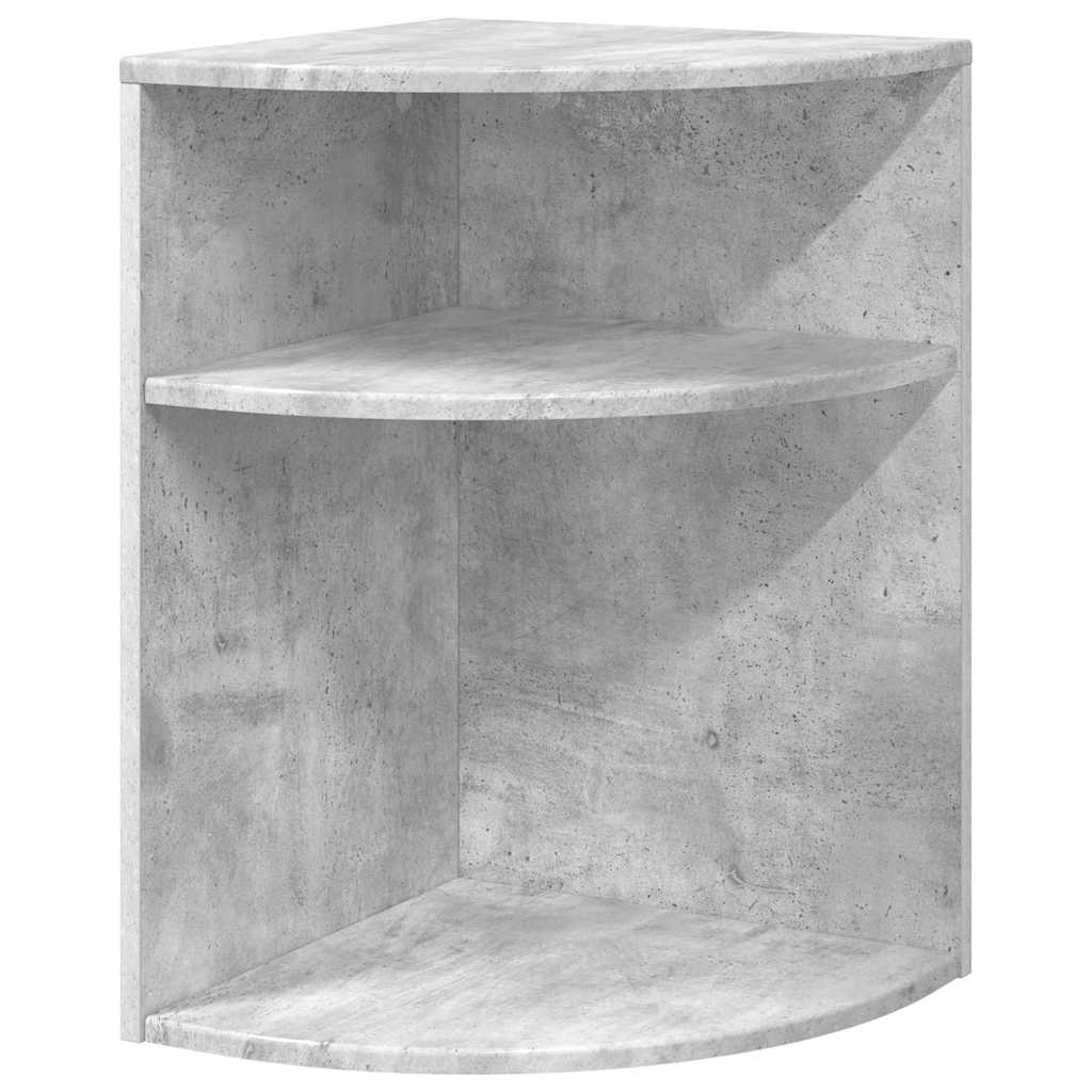 Sidobord Betonggrå 39,7 x 39,7 x 60 cm Konstruerat trä