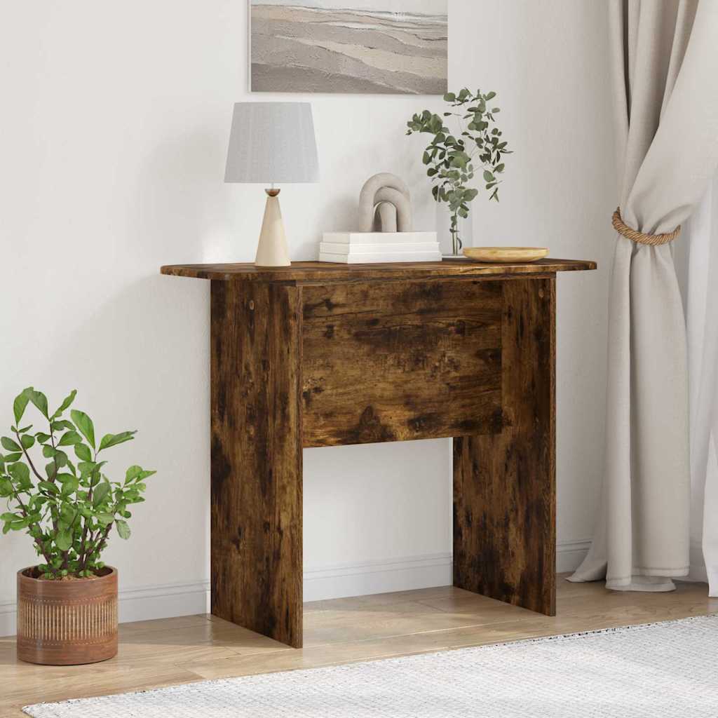 Konsolbord Rökt ek 93 x 40 x 75 cm Konstruerat trä