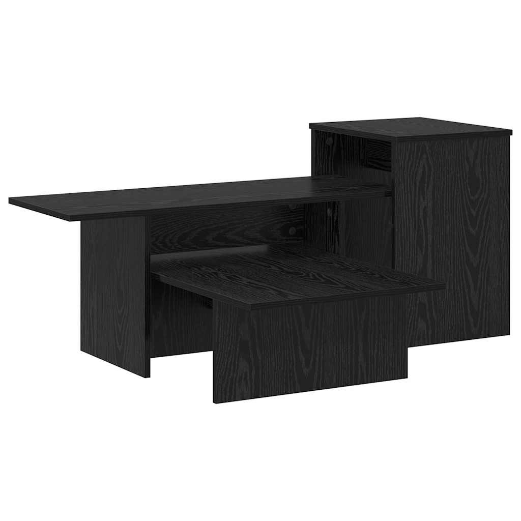 Konsolbord Svart Ek 91,5 x 35 x 38,5 cm Konstruerat trä