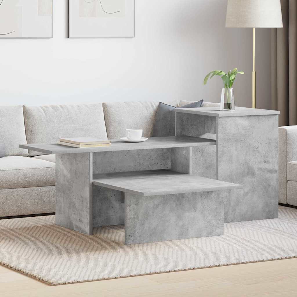 Konsolbord Betonggrå 91,5 x 35 x 38,5 cm Konstruerat trä